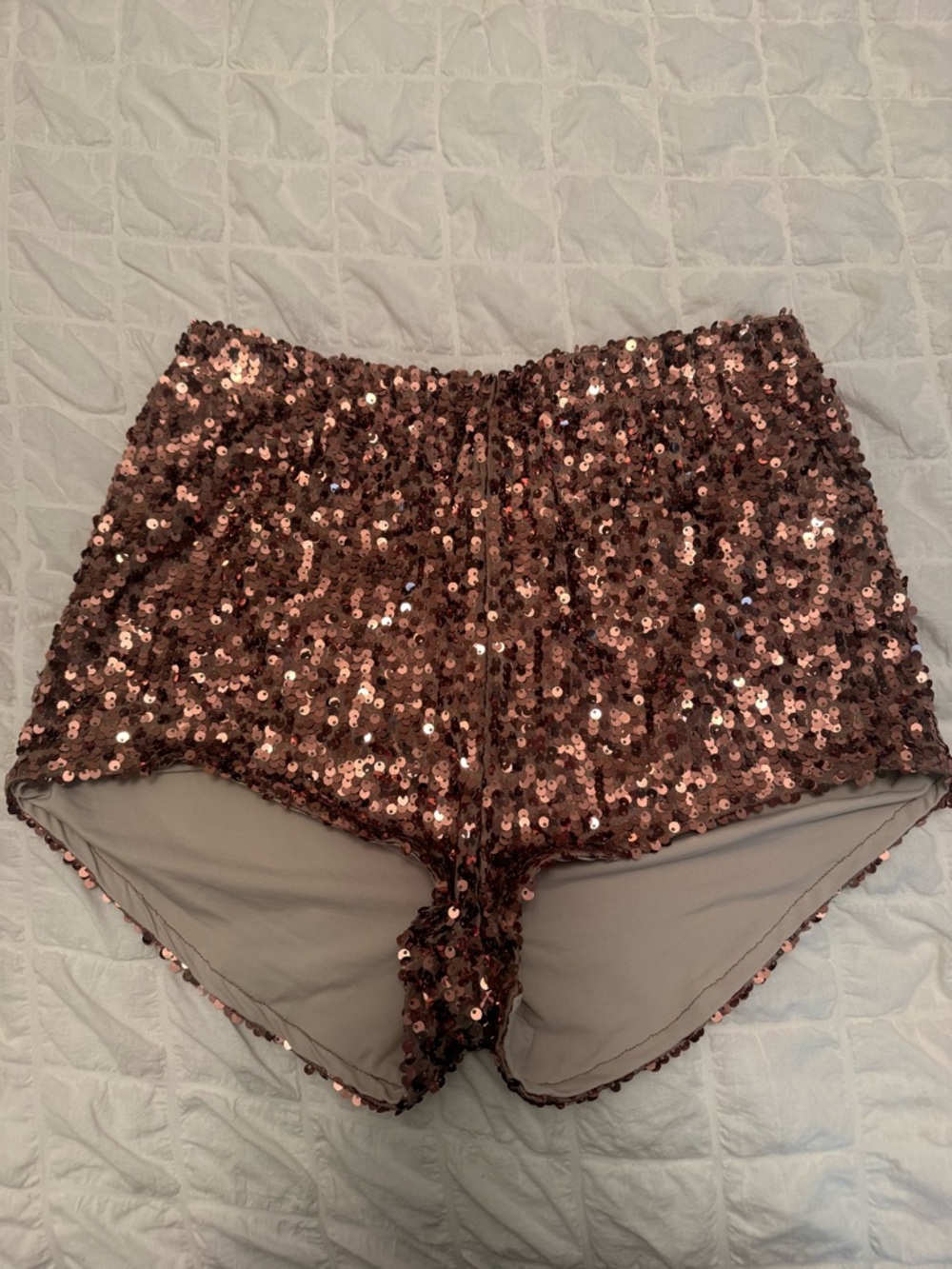 Rolling Bardot bronze shorts